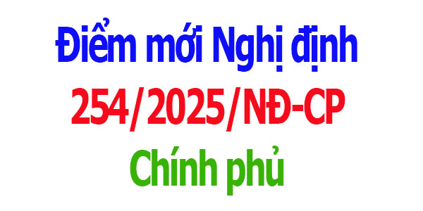 Điểm mới Nghị định 254/2025/NĐ-CP Chính phủ